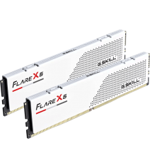 Модуль пам’яті G.Skill Flare X5 White 32GB (2x16) DDR5 6000MHz AMD EXPO (F5-6000J2836G16GX2-FX5W)