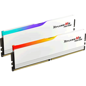 Модуль пам’яті G.Skill Ripjaws M5 Neo RGB White 96GB (2x48) DDR5 6000MHz AMD EXPO (F5-6000J3036F48GX2-RM5NRW)