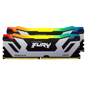 Модуль пам’яті Kingston Fury Renegade Silver RGB  48GB (2x24) DDR5 8400 MHz (KF584CU40RSAK2-48)