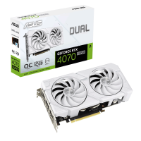 Відеокарта ASUS Dual GeForce RTX 4070 SUPER EVO White OC Edition 12GB GDDR6X (DUAL-RTX4070S-O12G-EVO-WHITE)