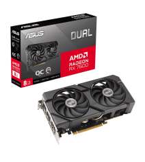 Відеокарта ASUS Dual Radeon RX 7600 EVO OC Edition 8GB GDDR6 (DUAL-RX7600-O8G-EVO)