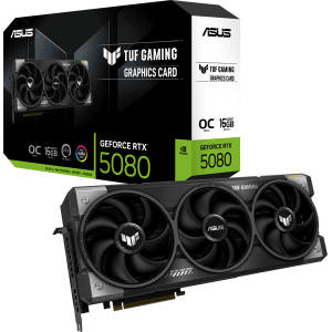 Відеокарта ASUS TUF Gaming GeForce RTX 5080 16GB GDDR7 OC Edition (TUF-RTX5080-O16G-GAMING)