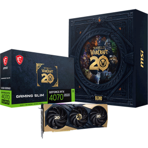 Відеокарта MSI GeForce RTX 4070 SUPER (RTX 4070 SUPER 12G GAMING SLIM World of Warcraft Edition)