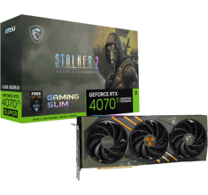 Відеокарта MSI GeForce RTX 4070 Ti SUPER (RTX 4070 Ti SUPER 16G GAMING SLIM STALKER 2 EDITION)