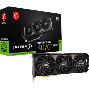 Відеокарта MSI GeForce RTX 4070 Ti SUPER (RTX 4070 Ti SUPER 16G SHADOW 3X OC)