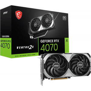 Відеокарта MSI GeForce RTX 4070 (RTX 4070 VENTUS 2X E1 12G OC)