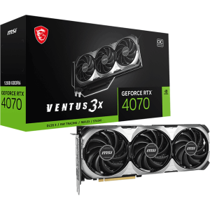 Відеокарта MSI GeForce RTX 4070 (RTX 4070 VENTUS 3X E1 12G OC)