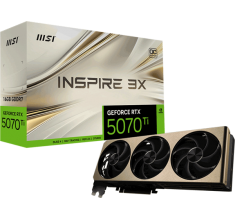 Відеокарта MSI GeForce RTX 5070 Ti (RTX 5070 Ti 16G INSPIRE 3X OC PLUS)