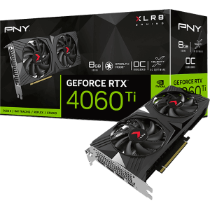 Відеокарта PNY GeForce RTX 4060 Ti 8GB XLR8 Gaming VERTO Overclocked (VCG4060T8DFXPB1-O)