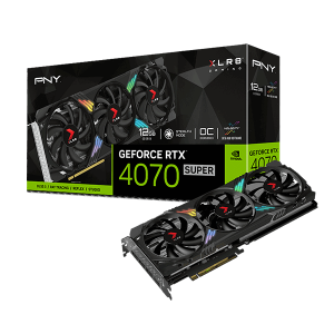 Відеокарта PNY GeForce RTX 4070 SUPER 12GB XLR8 Gaming VERTO EPIC-X RGB Overclocked (VCG4070S12TFXXPB1-O)