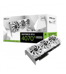 Відеокарта PNY GeForce RTX 4070 Ti  SUPER 16GB VERTO White Edition (VCG4070TS16TFWXPB1-O)