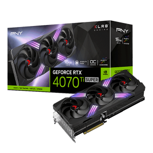 Відеокарта PNY GeForce RTX 4070 Ti  SUPER 16GB XLR8 Gaming VERTO EPIC-X RGB Overclocked (VCG4070TS16TFXXPB1-O)