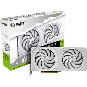 Відеокарта Palit GeForce RTX 4060 Ti White 8GB (NE6406T019P1-1048L)