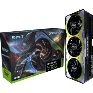 Відеокарта Palit GeForce RTX 5080 GameRock (NE75080019T2-GB2030G)