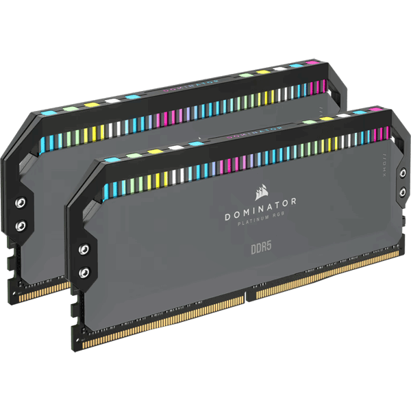 Модуль пам’яті Corsair Dominator Platinum RGB Grey 32GB (2x16) DDR5 6000 MHz AMD EXPO (CMT32GX5M2D6000Z36)