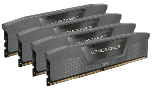 Модуль пам’яті Corsair Vengeance Black 96GB (4x24) DDR5 5600 MHz (CMK96GX5M4B5600C40)