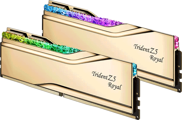 Модуль пам’яті G.Skill Trident Z5 Royal 32GB (2x16) DDR5 7200MHz (F5-7200J3445G16GX2-TR5G)