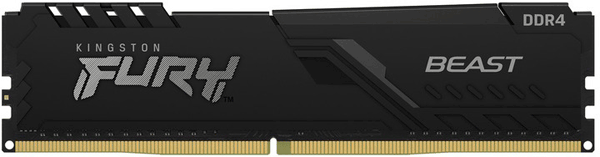 Модуль пам’яті Kingston Fury Beast Black 16Gb (1x16) DDR4 3200 MHz (KF432C16BB/16)