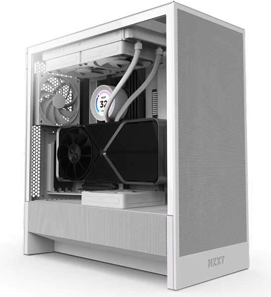 Корпус NZXT H5 Flow White (CC-H52FW-01)