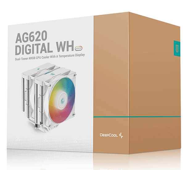 Кулер процесорний Deepcool AG620 Digital WH ARGB (R-AG620-WHADMN-G-2)