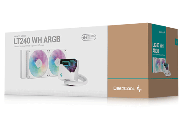 Система водяного охолодження Deepcool LT240 ARGB White (R-LT240-WHAMNC-G-1)