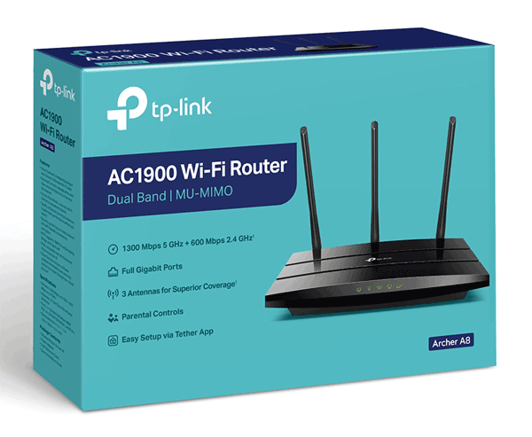 Маршрутизатор TP-LINK Archer A8 AC1900