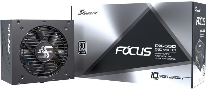 Блок живлення Seasonic FOCUS Plus 550 Platinum (SSR-550PX)
