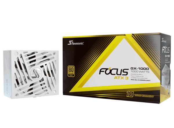 Блок живлення Seasonic FOCUS GX White ATX 3.1 (2024) Gold 1000 W (GX-1000)