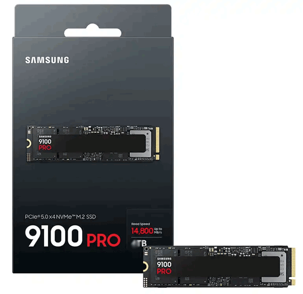 Накопичувач SSD Samsung 9100 PRO 4TB (MZ-VAP4T0BW)