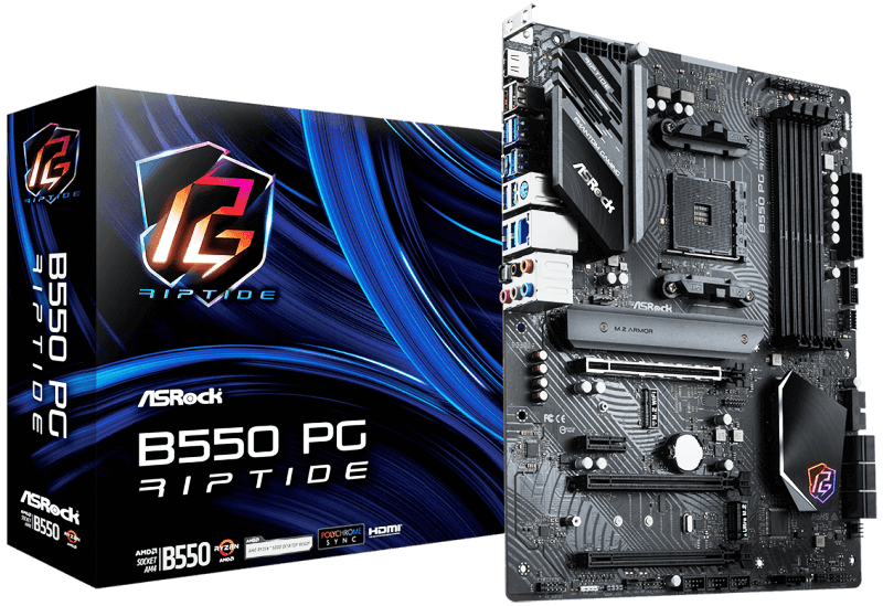 Материнська плата ASRock B550 PG Riptide