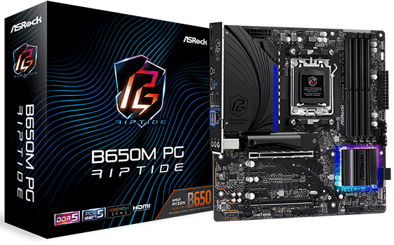 Материнська плата ASRock B650M PG Riptide