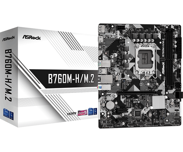 Материнська плата ASRock B760M-H/M.2