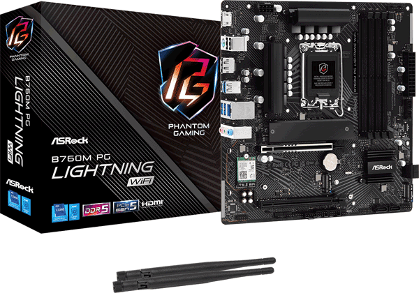 Материнська плата ASRock B760M PG Lightning WiFi