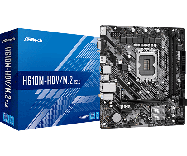 Материнська плата ASRock H610M-HDV/M.2 R2.0