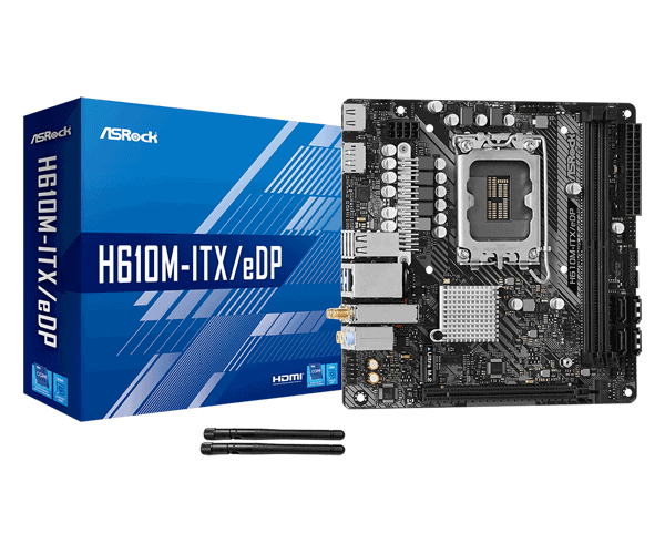 Материнська плата ASRock H610M-ITX/eDP