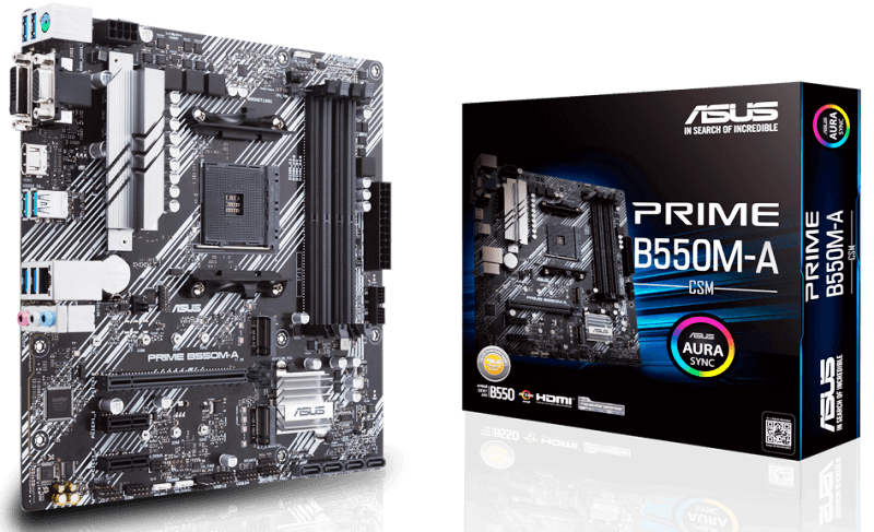 Материнська плата ASUS PRIME B550M-A/CSM