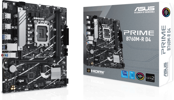 Материнська плата ASUS PRIME B760M-R D4