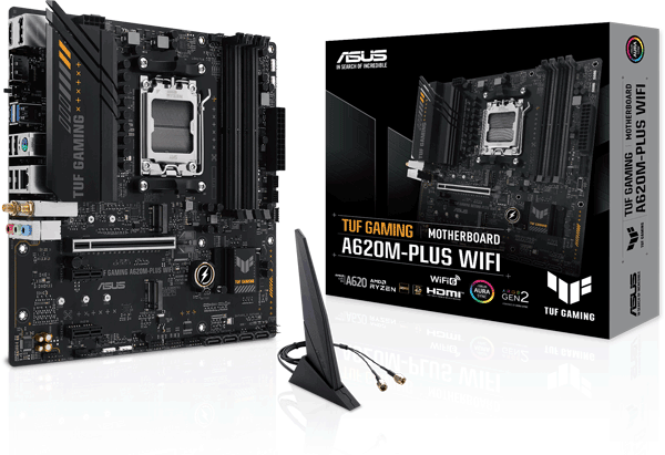 Материнська плата ASUS TUF GAMING A620M-PLUS WIFI