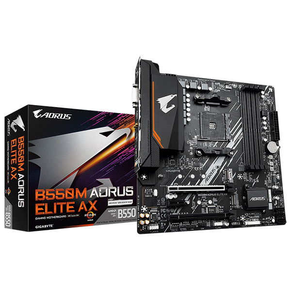 Материнська плата Gigabyte B550M AORUS ELITE AX