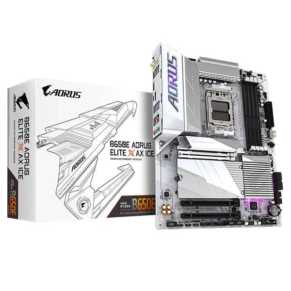 Материнська плата Gigabyte B650E AORUS ELITE X AX ICE