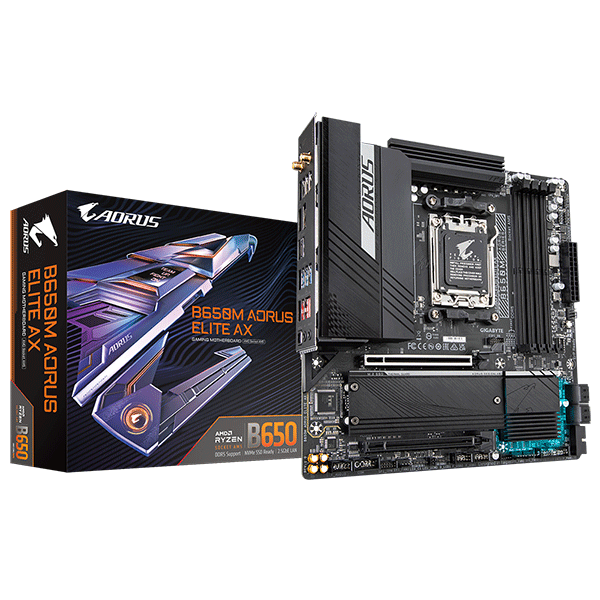 Материнська плата Gigabyte B650M AORUS ELITE AX