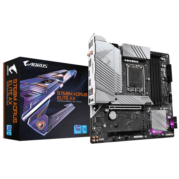 Материнська плата Gigabyte B760M AORUS ELITE AX