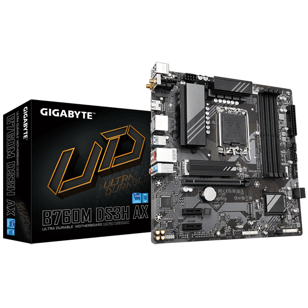 Материнська плата Gigabyte B760M DS3H AX