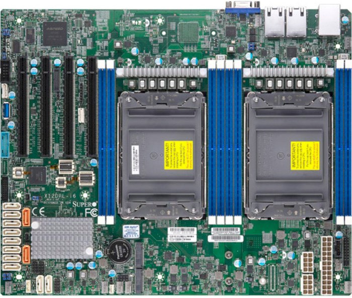 Материнська плата Supermicro  MBD-X12DPL-NT6