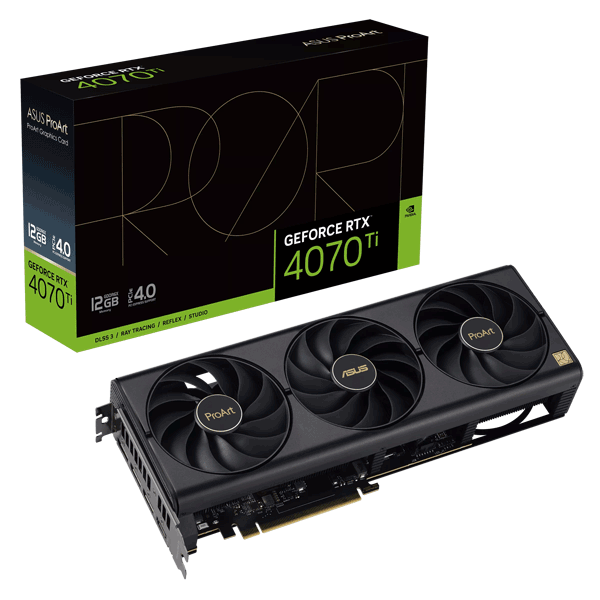 Відеокарта ASUS ProArt GeForce RTX 4070 Ti 12GB GDDR6X (PROART-RTX4070TI-12G)