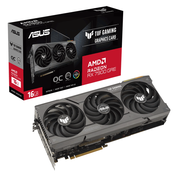 Відеокарта ASUS TUF Gaming Radeon RX 7900 GRE OC Edition 20GB GDDR6 (TUF-RX7900GRE-O16G-GAMING)