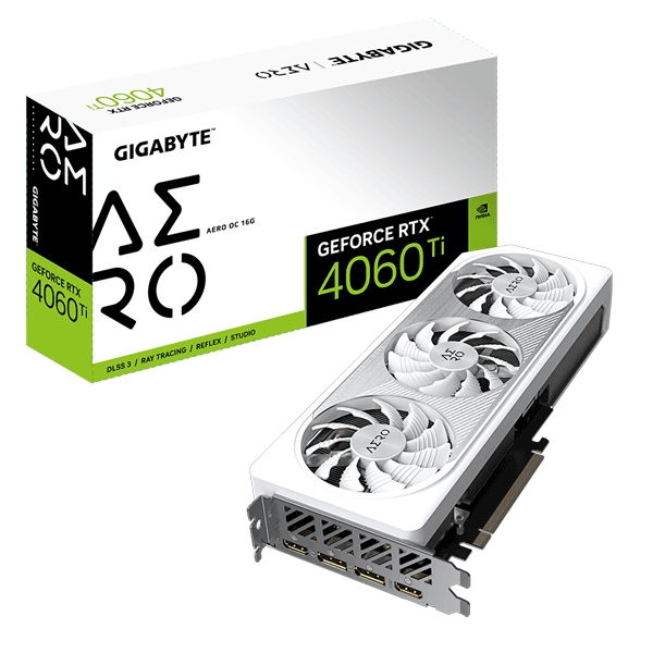 Відеокарта Gigabyte GeForce RTX 4060 Ti AERO OC 16G (GV-N406TAERO OC-16GD)