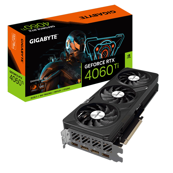 Відеокарта Gigabyte GeForce RTX 4060 Ti GAMING OC 16G (GV-N406TGAMING OC-16GD)