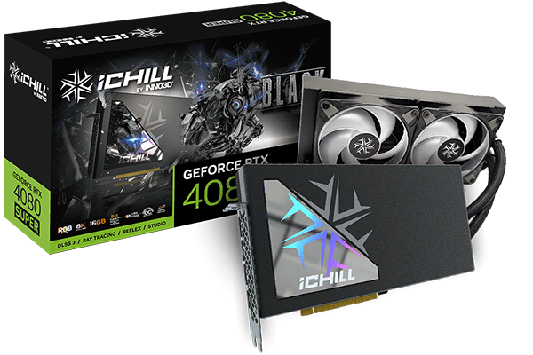 Відеокарта Inno3D GeForce RTX 4080 SUPER ICHILL BLACK (C408SB-166XX-18700006)