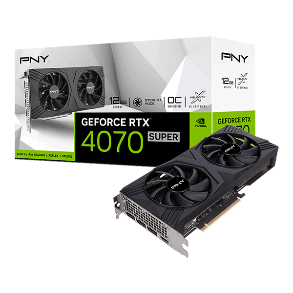 Відеокарта PNY GeForce RTX 4070 SUPER 12GB VERTO Overclocked (VCG4070S12DFXPB1-O)